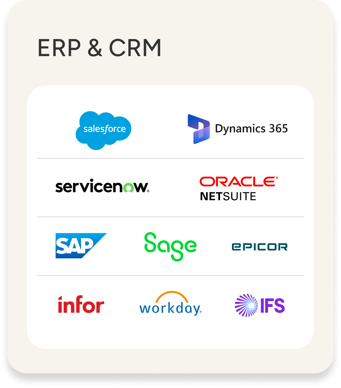 ERP & CRM